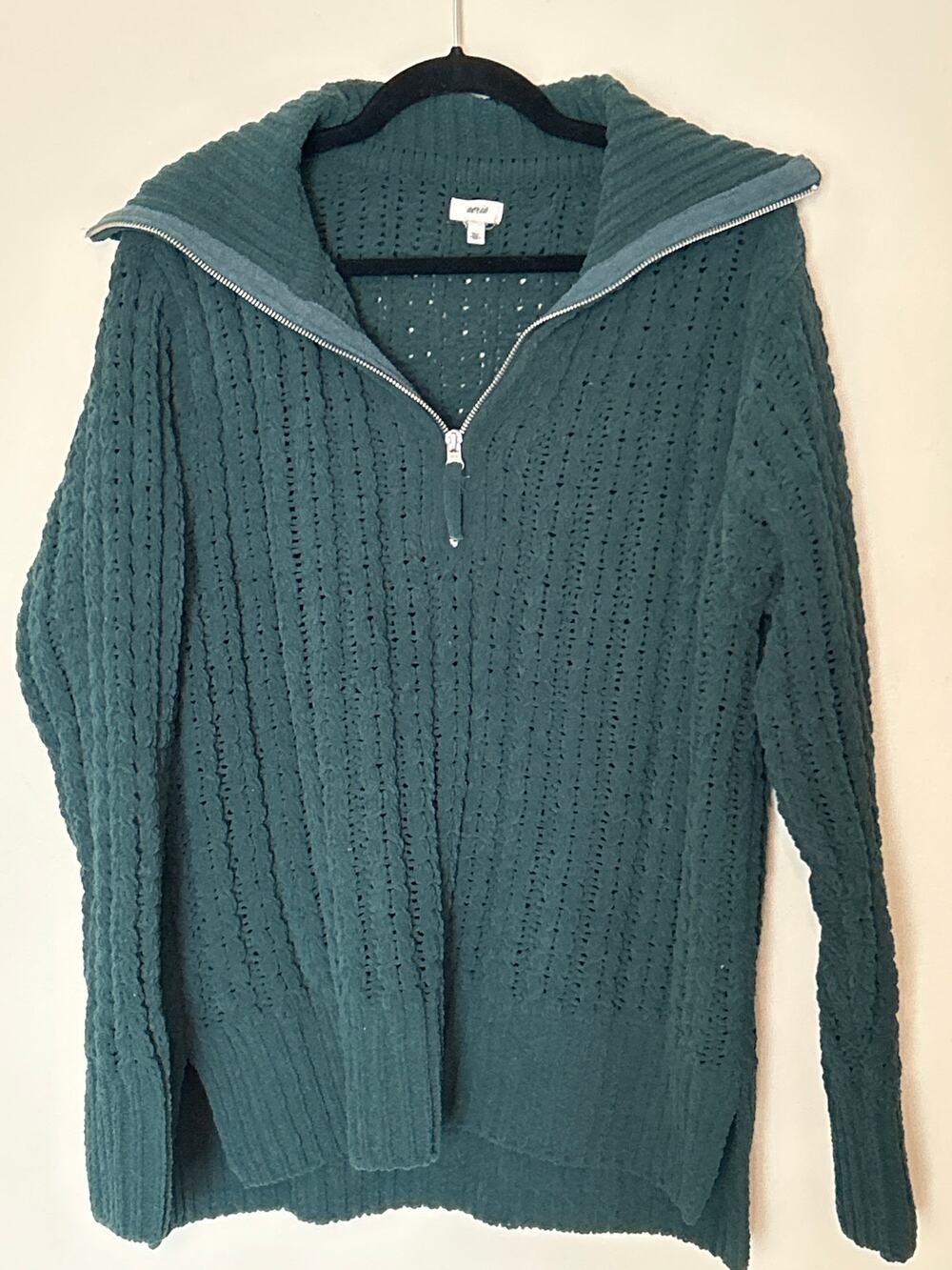 Aerie Oversized 1/4 Zip Sweater